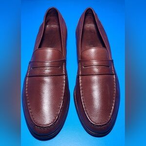 Salvatore Ferragamo Fiorino 2 Men’s Brown Leather Penny Loafers Size 9.5 D US